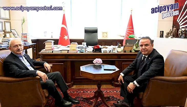 Başkan Böcek CHP Genel Başkanı
                    Kılıçdaroğlu’nu ziyaret etti