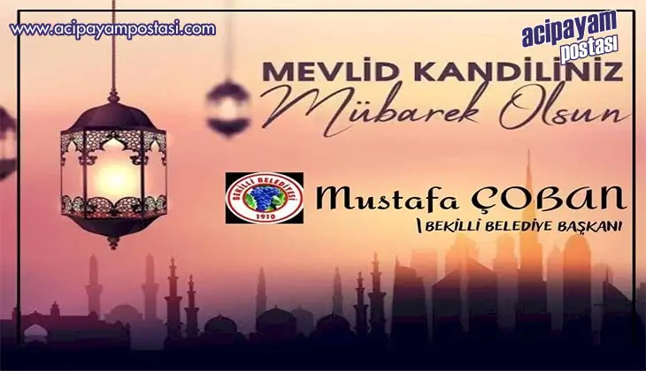 Mustafa
                    Çoban, mevlid kandilini
                    kutladı