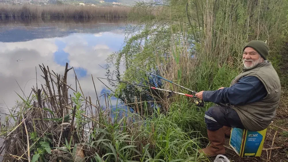 Av yasağı bitti, tarlada balık avlama keyfi başladı
