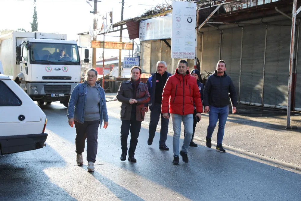 BAŞKAN YILDIRIM, SANAYİ BÖLGESİNDE ÇALIŞMALARI YERİNDE İNCELEDİ