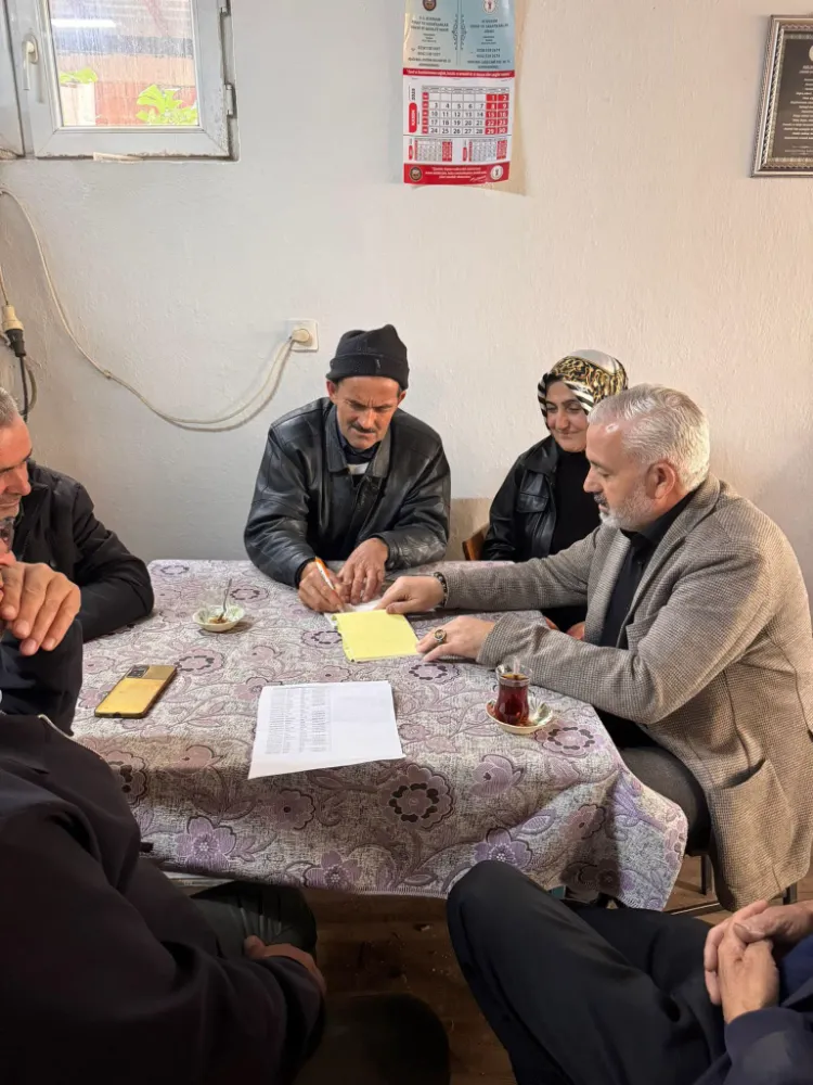 AK Parti Acıpayam İlçe Başkanı Okyay, Mahalle Ziyaretlerini Sürdürüyor