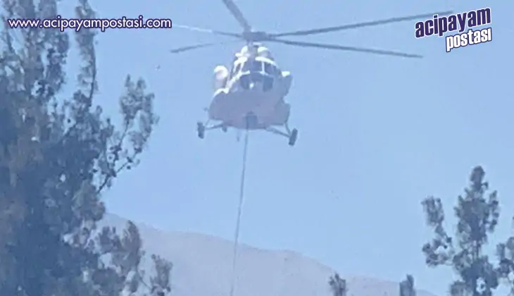 Acıpayam’da
                    Korkutan Orman Yangını