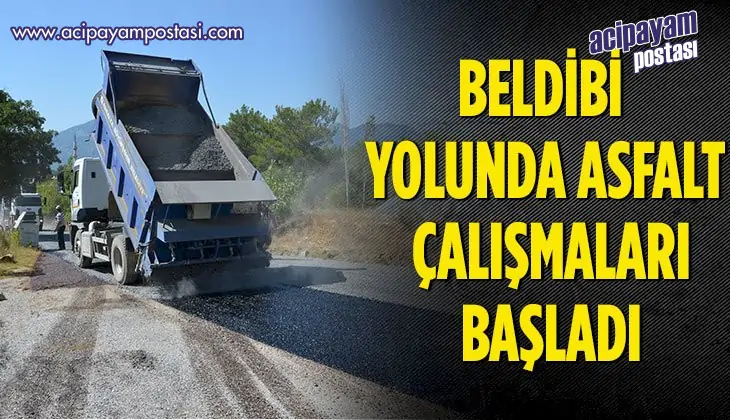 Alanya Beldibi yolunda asfalt
                    çalışmaları başladı