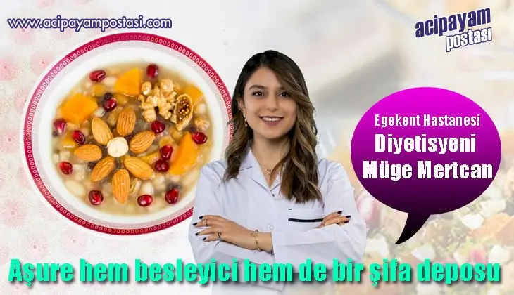 Bereketin sembolü aşure hem besleyici
                    hem de bir şifa deposu