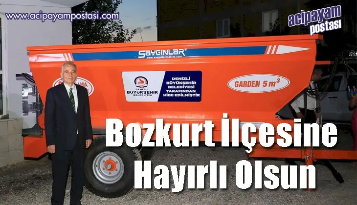 Bozkurt ilçesindeki çiftçilere katı
                    gübre dağıtma römorku hibe etti