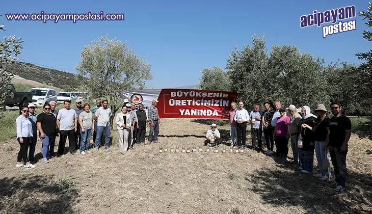 Büyükşehir çiftçi ve üreticilerin
                    yanında