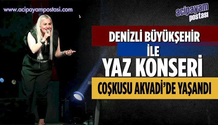 Büyükşehir ile yaz konseri coşkusu
                    Akvadi’de