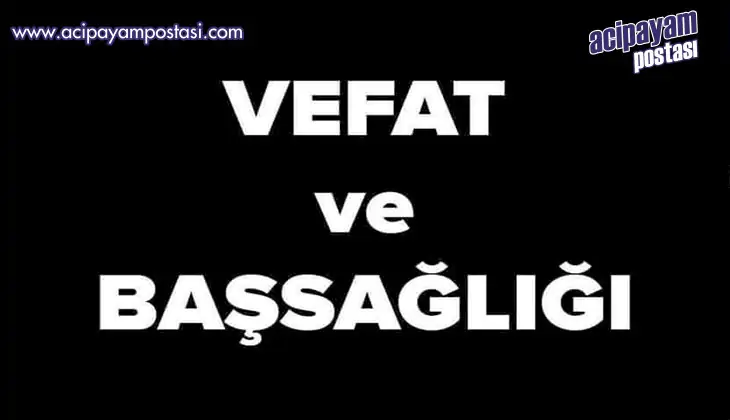 CENGİZ ARSLAN’DAN
                    TAZİYE MESAJI