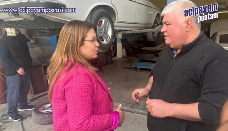 CHP’li
                    Karaca, sanayi esnafıyla
                    görüştü