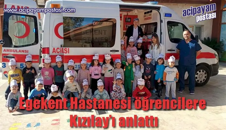 Egekent Hastanesi öğrencilere Kızılay’ı
                    anlattı