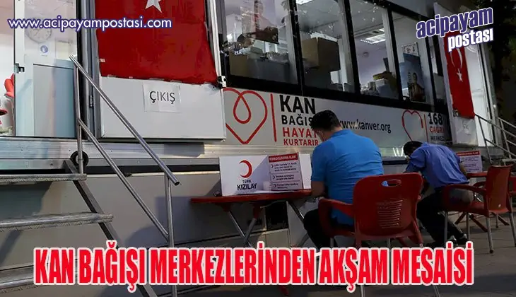 KAN
                    BAĞIŞI ACİL DEĞİL SÜREKLİ BİR
                    İHTİYAÇTIR