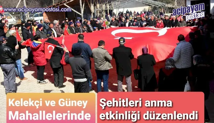 Kelekçi ve Güney Mahallelerinde
                    Şehitleri anma etkinliği düzenlendi