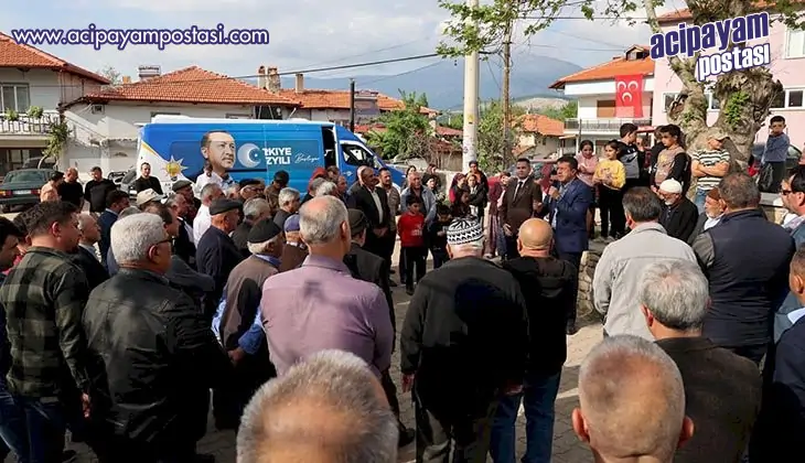 Nihat Zeybekci, seçim çalışmaları için
                    Tavas’ta