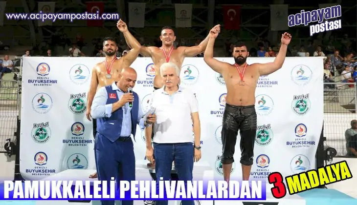PAMUKKALELİ
                    PEHLİVANLARDAN 3 MADALYA