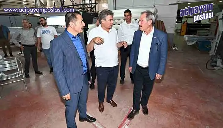 Şahin Tin ile Uğur Erdoğan sel
                    bölgesinde incelemelerde bulundu