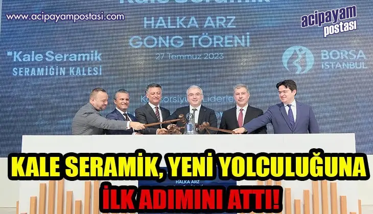 SERAMİĞİN KALE’Sİ YENİ YOLCULUĞUNA İLK
                    ADIMINI ATTI!